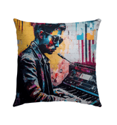 Fingers On Fire Outdoor Pillow - Beyond T-shirts